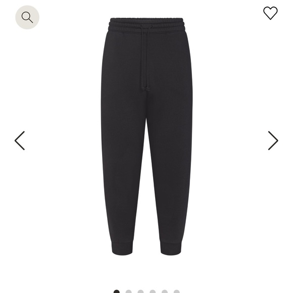 Skims MENS TAPERED JOGGER sweatpant in washed onyx black size 2x - Picture 2 of 7